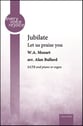 Jubilate SATB choral sheet music cover